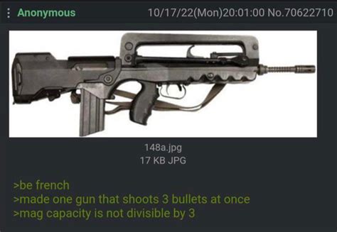 FAMAS THREE ROUNDS NOT DIVISIBLE