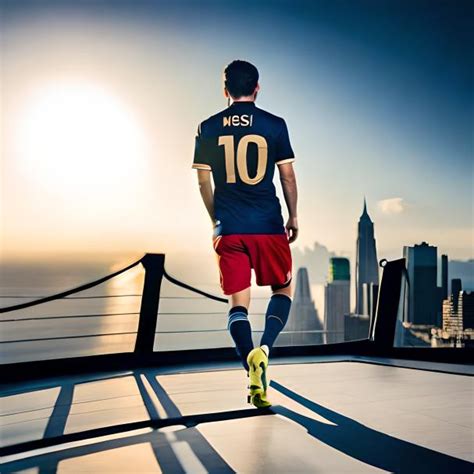 FCB-10: Messi's Iconic Jersey, a Symbol of Footballing Greatness