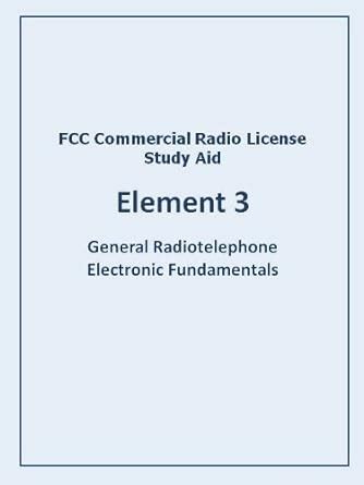 FCC Commercial Radio License Exam ELEMENT 3 Study Aid Epub