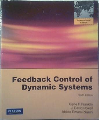 FEEDBACK CONTROL OF DYNAMIC SYSTEMS 6TH EDITION PDF Ebook Kindle Editon