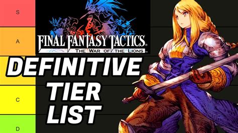 FFT War of the Lions: 10,000+ Characters of In-Depth Analysis