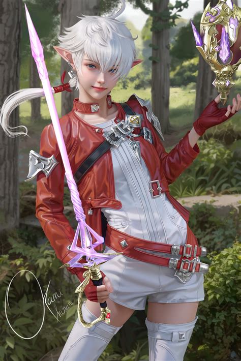 FFXIV Alisaie: The Fierce and Determined Red Mage