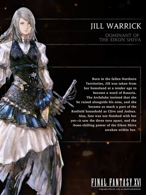 FFXVI Jill: A Comprehensive Overview of the Enigmatic Warrior