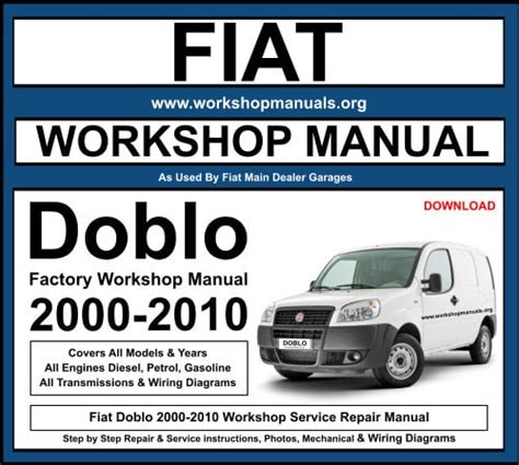 FIAT DOBLO REPAIR MANUAL FREE DOWNLOAD Ebook PDF