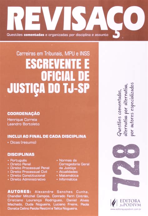 FINAL REVISAÃ‡O TJ SP 2014 Editora Juspodivm Livros para pdf Epub