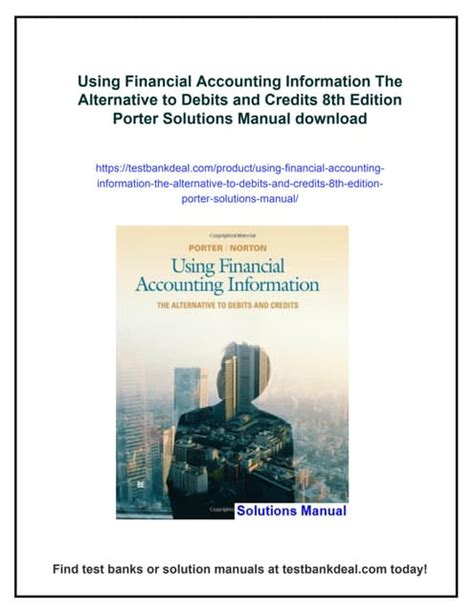 FINANCIAL ACCOUNTING 8TH EDITION PORTER Ebook Reader