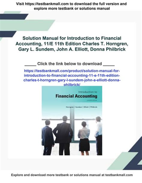 FINANCIAL ACCOUNTING ELLIOTT SOLUTION MANUAL Ebook Reader