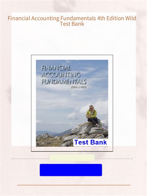 FINANCIAL ACCOUNTING FUNDAMENTALS 4TH EDITION ANSWER MANUAL Ebook PDF