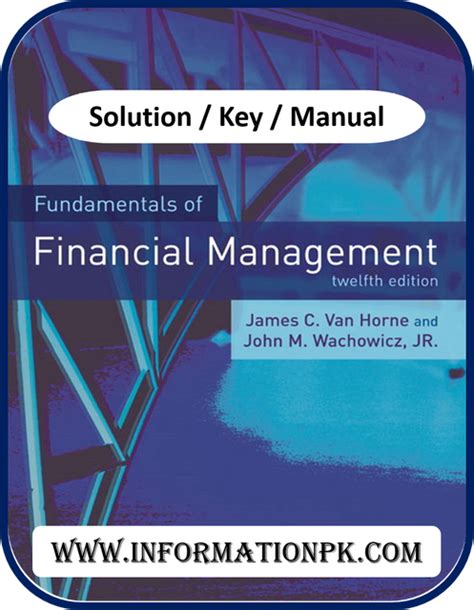 FINANCIAL MANAGEMENT BY VAN HORNE SOLUTION Ebook PDF