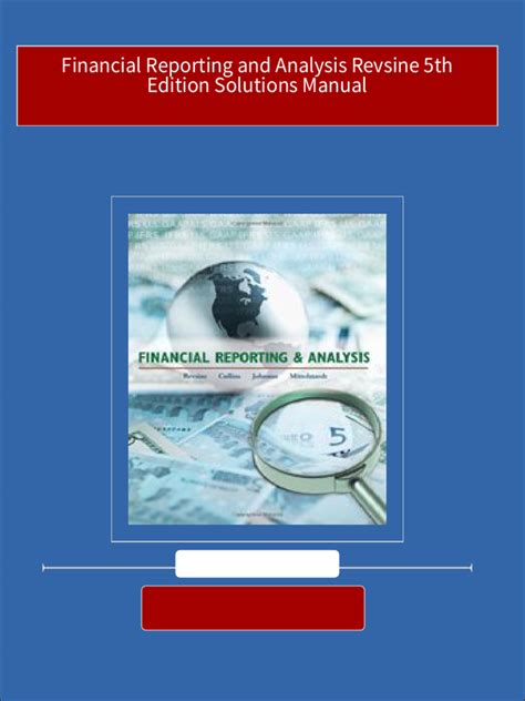 FINANCIAL REPORTING AND ANALYSIS 5TH EDITION SOLUTIONS Ebook Kindle Editon