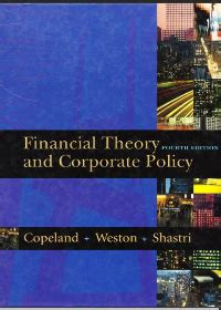 FINANCIAL THEORY AND CORPORATE POLICY 4TH EDITION PDF Ebook Reader