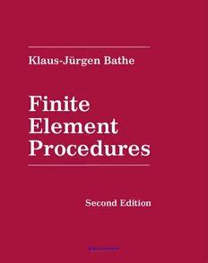 FINITE ELEMENT PROCEDURES BATHE SOLUTION MANUAL PDF Ebook PDF