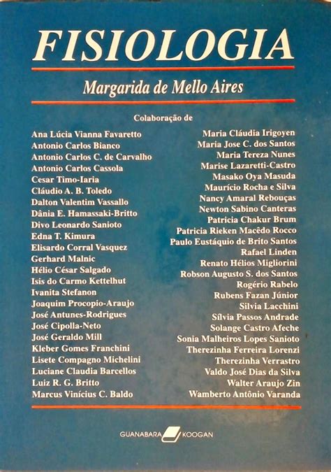 FISIOLOGIA MARGARIDA DE MELLO AIRES PDF 4A PDF