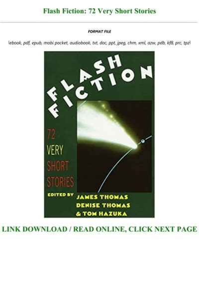 FLASH FICTION 72 VERY SHORT STORIES Ebook Epub