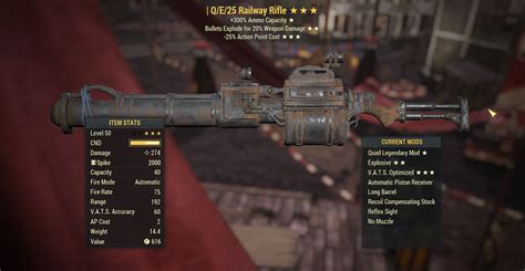 FO76 Railway Rifle: Unleash the Power of Steel and Spikes