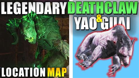 FO76 Yao Guai Locations: A Comprehensive Guide to Hunting the Legendary Beasts