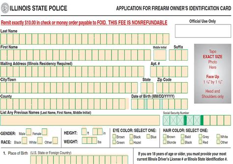 FOID APPLICATION STATE OF ILLINOIS Ebook PDF