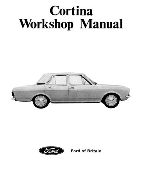 FORD CORTINA WORKSHOP MANUAL V6 Ebook Epub