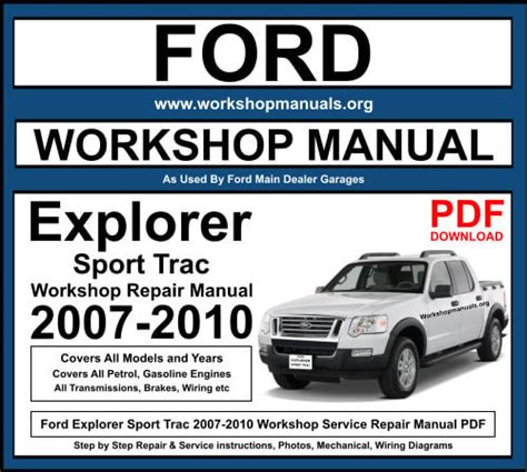 FORD EXPLORER SPORT TRAC REPAIR MANUAL Ebook Reader