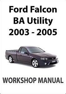 FORD FALCON XG UTE WORKSHOP MANUAL Ebook Doc