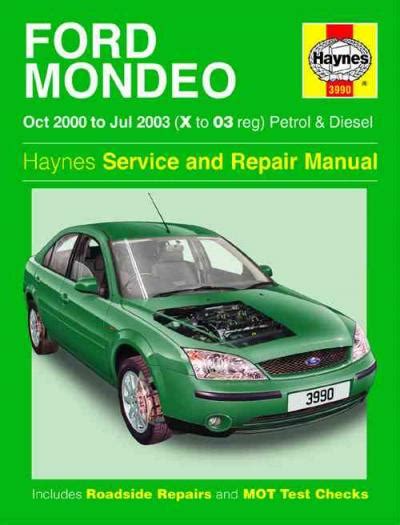 FORD MONDEO MK3 DIESEL HAYNES MANUAL Ebook Kindle Editon