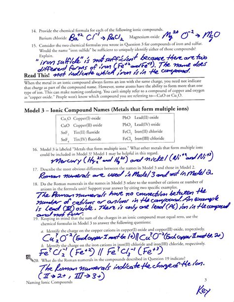 FOUNDATIONS OF CHEMISTRY POGIL ANSWER KEY Ebook PDF