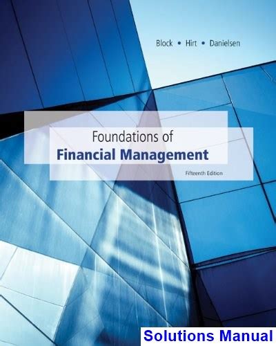 FOUNDATIONS OF FINANCIAL MANAGEMENT 15TH ANSWERS Ebook Reader