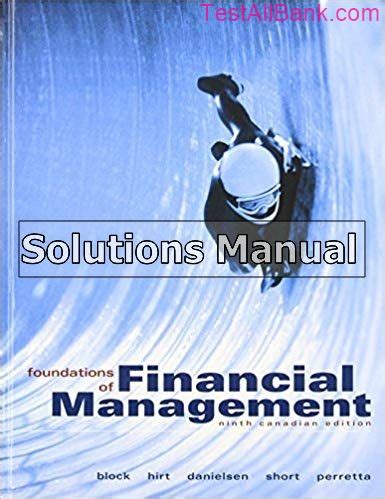 FOUNDATIONS OF FINANCIAL MANAGEMENT 9TH CANADIAN EDITION SOLUTIONS Ebook Reader