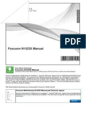 FOXCONN G33M02 MANUAL Ebook Epub