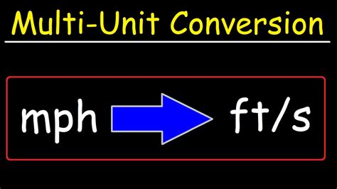 FPS to MPH Conversion: An In-Depth Guide for Accurate Unit Conversion