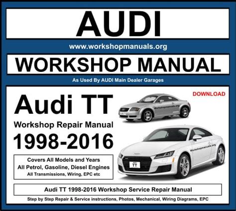 FREE PDF AUDI TT REPAIR MANUAL DOWNLOAD Ebook Kindle Editon