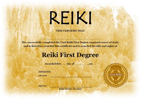 FREE REIKI CERTIFICATION Ebook Reader