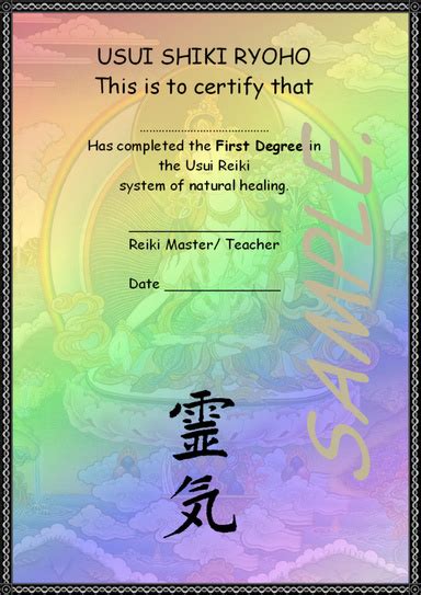 FREE REIKI CERTIFICATION Ebook Reader