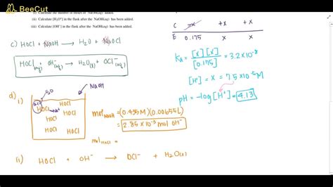 FRQ 1: Acid-Base Chemistry