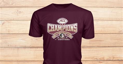 FSU ACC Championship Shirt: A Symbol of Triumph and Seminole Spirit