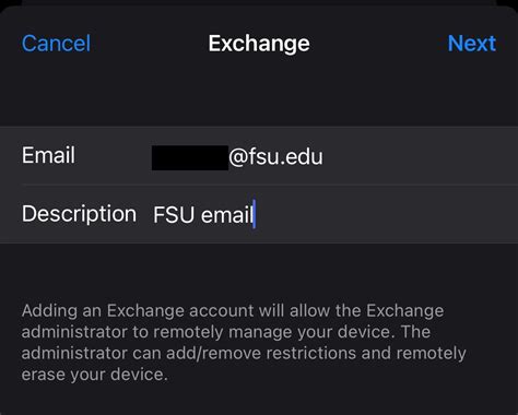 FSU email: