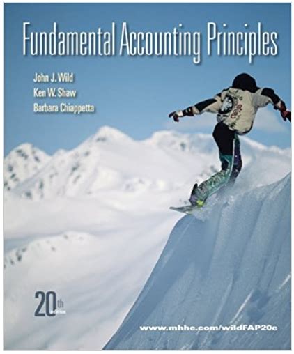 FUNDAMENTAL ACCOUNTING PRINCIPLES 20TH Ebook PDF