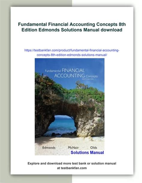 FUNDAMENTAL FINANCIAL ACCOUNTING CONCEPTS 8TH EDITION SOLUTIONS Ebook Epub