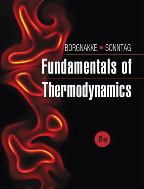 FUNDAMENTAL OF THERMODYNAMICS 8TH EDITION PDF Ebook PDF
