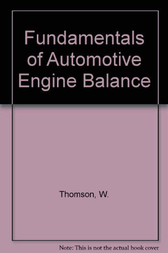 FUNDAMENTALS OF AUTOMOTIVE ENGINE BALANCE Ebook Epub