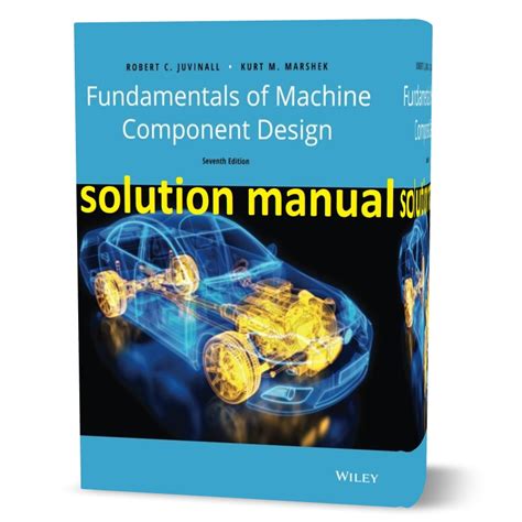 FUNDAMENTALS OF MACHINE COMPONENT DESIGN 5TH EDITION SOLUTION MANUAL PDF Ebook Reader