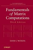 FUNDAMENTALS OF MATRIX COMPUTATIONS 3RD EDITION SOLUTIONS Ebook Doc