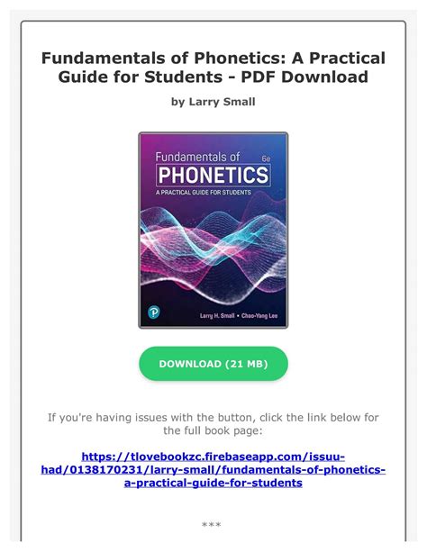 FUNDAMENTALS OF PHONETICS ASSIGNMENT ANSWERS FOR Ebook Epub