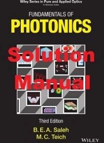 FUNDAMENTALS OF PHOTONICS SALEH SOLUTION MANUAL DOWNLOAD Ebook Reader