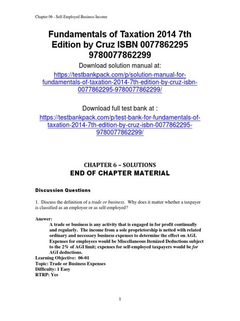 FUNDAMENTALS OF TAXATION 2014 APPENDIX B SOLUTIONS Ebook Doc
