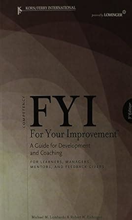 FYI Improvement Learners Managers Feedback PDF