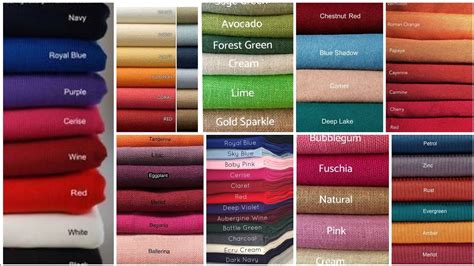 Fabric and Colors: