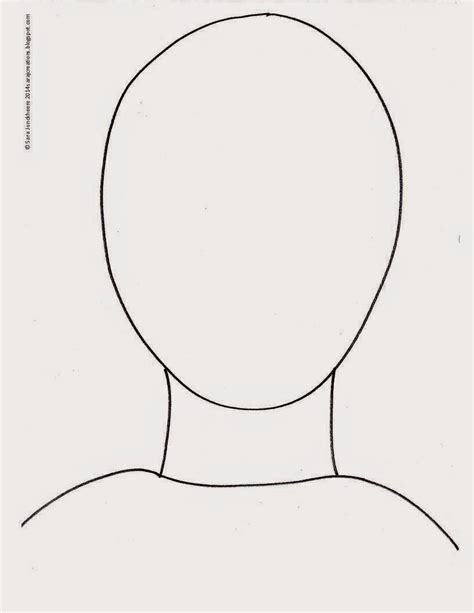 Face Outline Template