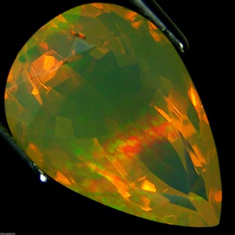 Faceted Opals: A Kaleidoscope of Colors and Cuts