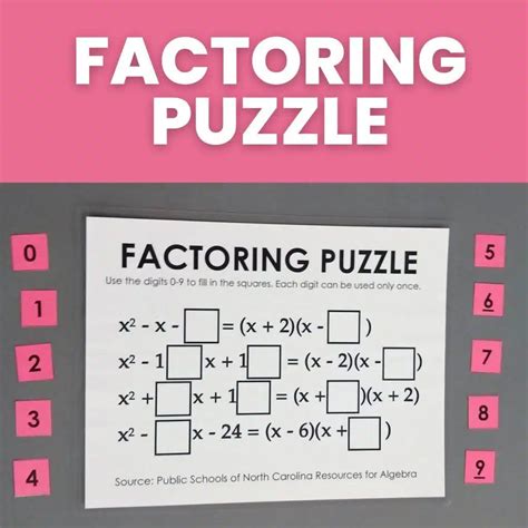 Factor Puzzle Answers Epub